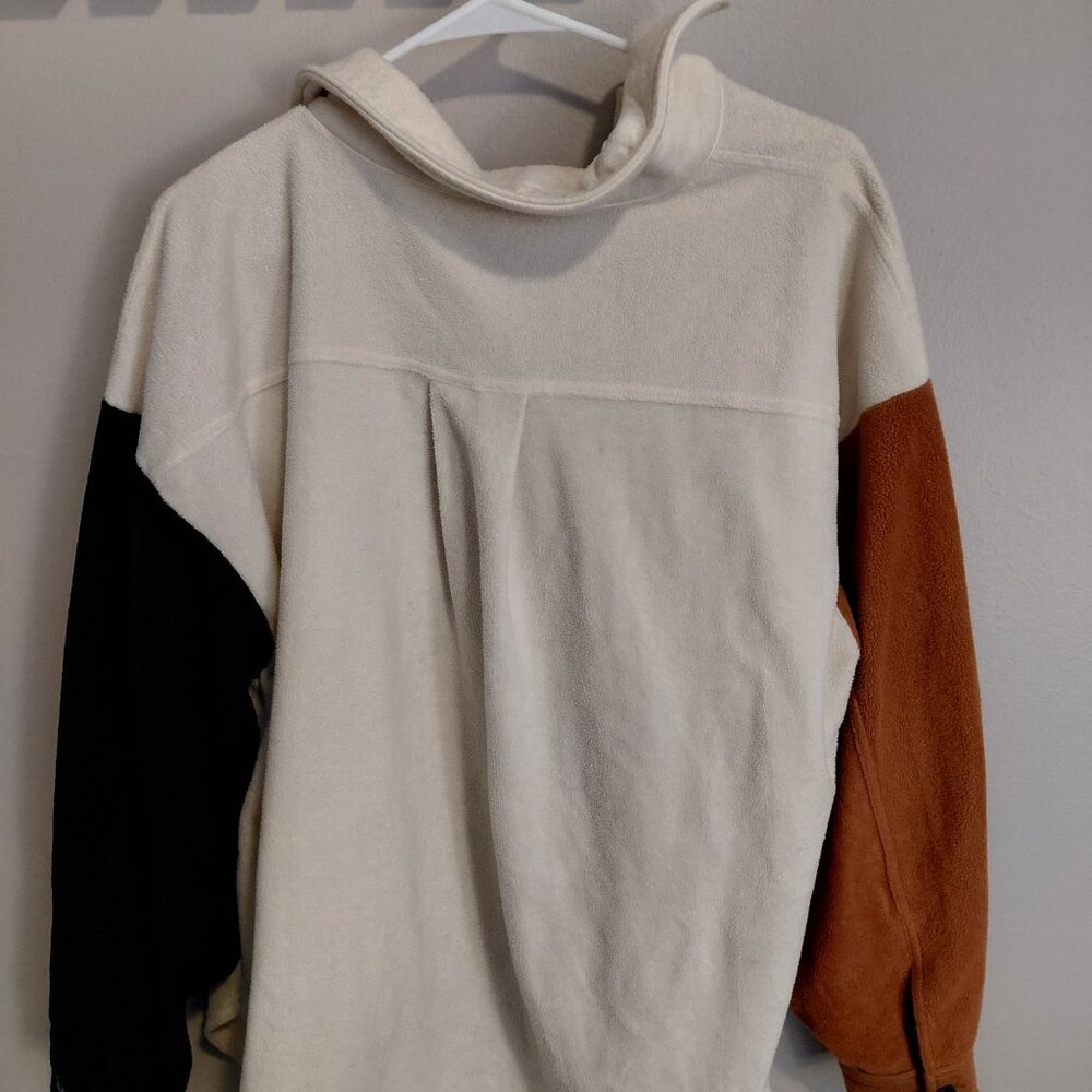 Bibi Fleece Button Down Oversized Jacket - image 2